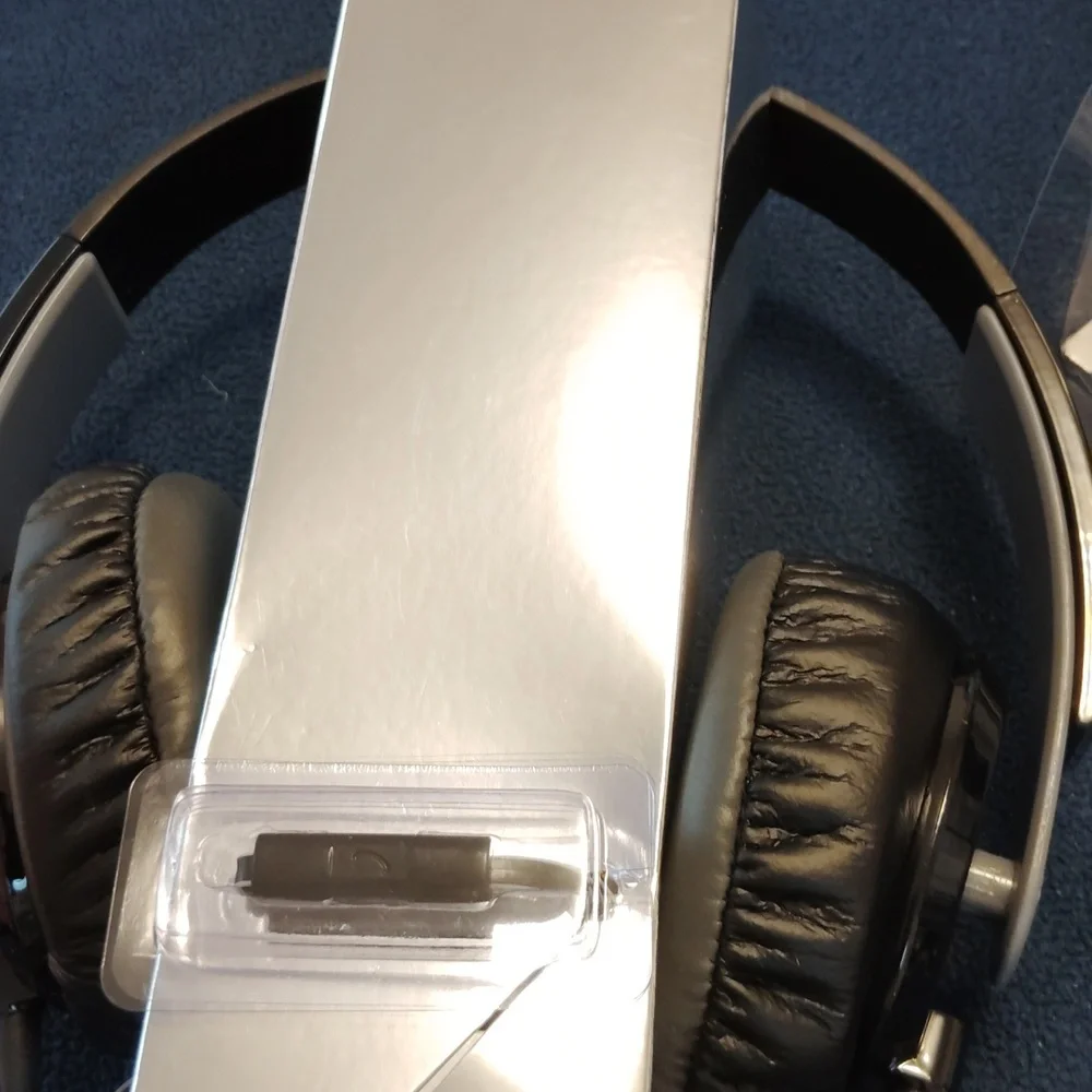 Platinum in line 🎤 microphone and stereo headphones